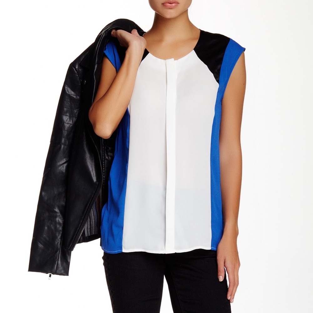 NWT Kut From The Kloth Color Block Sleeveless Top